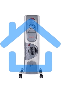 Обогреватель масляный Ресанта ОМ-7НВ (7секций) белый, 1900 Вт, 19 м2, термостат 67/3/10