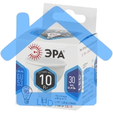 Лампа светодиодная ЭРА Б0032996 STD LED MR16-10W-840-GU5.3 10 Вт софит нейтральный белый свет