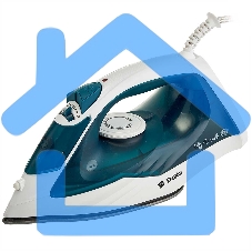 Утюг DELTA DL-153 белый с бирюзовым