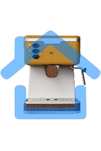 Кофеварка эспрессо BQ CM2006 желтый, исп. кофе - молотый, 1.7 л, 850 Вт, 20 бар