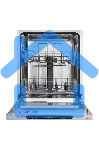 Встраиваемая посудомоечная машина Maunfeld MLP6242G02 Light Beam, серебристый, 59.8 см, 12 компл., 49 дБ, класс A++