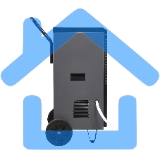 Осушитель воздуха промышленный мобильного типа Ballu BDI-80L