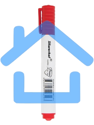 Маркер для досок Silwerhof Prime, пулевидный пишущий наконечник, 1-3мм, красный