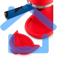 Кофеварка капельная Kitfort КТ-760-1 красный/черный, молотый кофе, 240мл, 800Вт, 3,5 бар