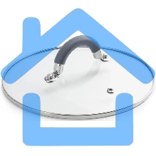 Кастрюля LARA LR02-483 BELL 22x12,5 см, 4,7 л, нержавеющая сталь 316L (хром/никель/молибден), индукционное дно, силиконовая ручка, стеклянная крышка