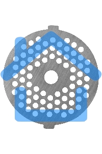 Мясорубка электрическая Starwind SMG3225 1500Вт красный