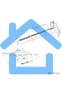 Кронштейн для проектора Cactus CS-VM-PR05BL-BK черный макс.10кг настенный и потолочный поворот и наклон