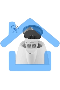 Чайник электрический Scarlett SC-EK18P49 1.7л. 2200Вт белый/серый (корпус: пластик)