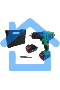 Дрель-шуруповерт Zitrek Greenpower 12-Li 063-4074, Аккумуляторная, 12В, 2 АКБ, Кейс