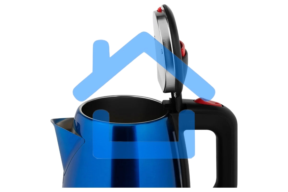 Чайник электрический Homestar HS-1003 1.8л нержавейка, синий