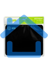 Коврик для мыши Cactus черный 220x180x2мм (CS-MPC-P01XS)