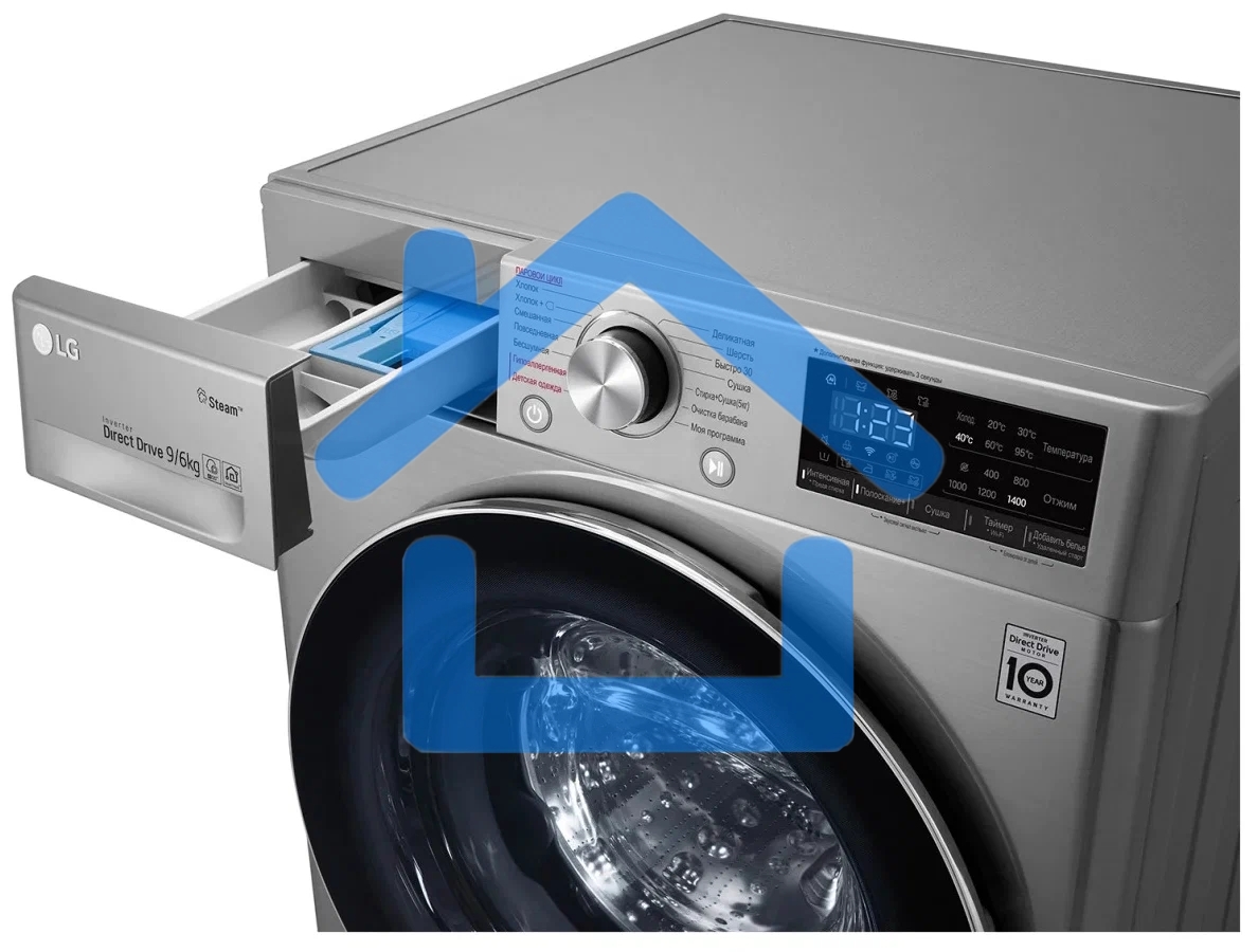 Стиральная машина LG F4V5VG2S