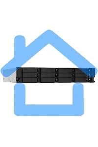 Сетевое хранилище без дисков SMB QNAP TS-1232PXU-RP-4G 12-Bay quad-core 64-bit AL324 1.7 GHz rackmount NAS with 250W redundant PSU, 4Gb DDR4 UDIMM RAM (max 1x16Gb), SATA 6Gb/s, 2x 10GbE SFP+ LAN, 2x2.5 GbE LAN, 1x PCIe Gen2 x2 slot. W/o RAIL-B02