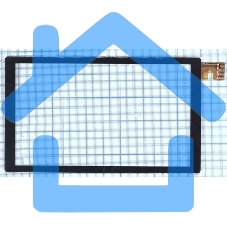 Сенсорное стекло (тачскрин) для DNS AirTab E73. черное