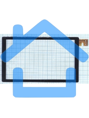 Сенсорное стекло (тачскрин) для DNS AirTab E73. черное