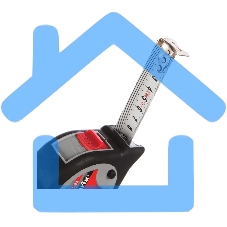 Рулетка Matrix Continuous fixation, 7,5 м х 25 мм, обрезиненный корпус, плавная фиксация