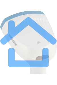 Отпариватель ручной Hyundai H-HS02125 1650Вт белый/голубой