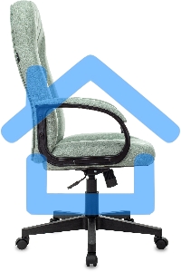 Кресло руководителя Бюрократ T-898AXSN зеленый 38-407, крестовина пластик