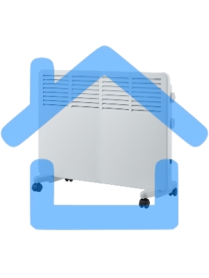 Конвектор Oasis VK-15 белый, 1500 Вт, 20 м2, термостат