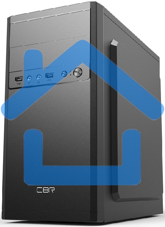 Компьютерный корпус mATX Minitower RD873, c БП PSU-ATX450-12EC, 2*USB 2.0, HD Audio+Mic, черный CBR PCC-MATX-RD873-450W