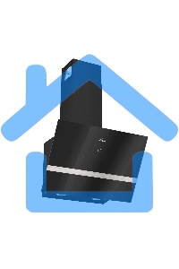 Вытяжка наклонная Elikor Rise BK 60 черный, 60 см, 750 куб. м/ч, 56 дБ