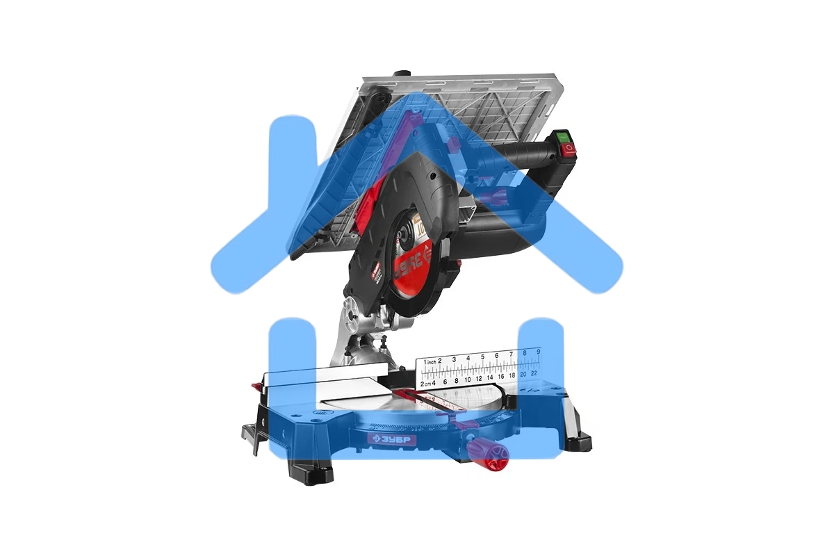 Торцовочная комбинированная пила ЗУБР ЗПТК-255-1800