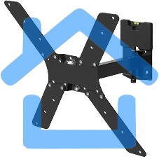 Кронштейн HOLDER LCDS-5520-B черный 