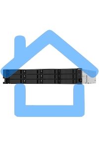 Сетевое хранилище без дисков SMB QNAP TS-1232PXU-RP-4G 12-Bay quad-core 64-bit AL324 1.7 GHz rackmount NAS with 250W redundant PSU, 4Gb DDR4 UDIMM RAM (max 1x16Gb), SATA 6Gb/s, 2x 10GbE SFP+ LAN, 2x2.5 GbE LAN, 1x PCIe Gen2 x2 slot. W/o RAIL-B02