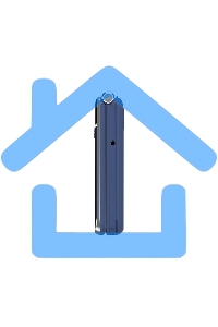 Мобильный телефон Maxvi E11 синий/серебристый