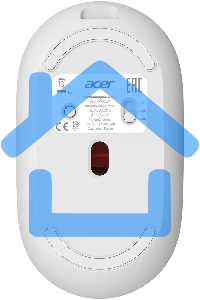 Мышь беспроводная Acer OMR301 белый, 1600 dpi, радиоканал, Bluetooth, USB, кнопки - 4