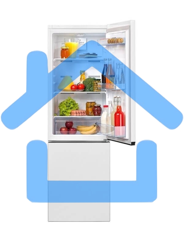 Холодильник Beko B1RCNK272W белый, двухкамерный 163/76л морозилка снизу