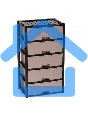 Комод Альтернатива Колорит 5 секц., венге, широкий М8762