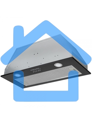 Вытяжка встраиваемая Zigmund & Shtain K 016.7 B черный, 70 см, 1050 куб. м/ч, 58 дБ