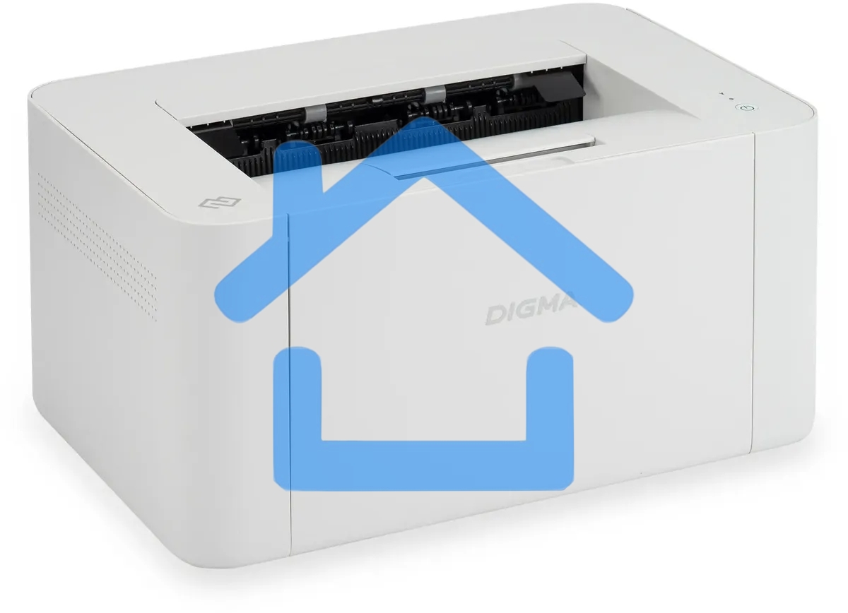 Принтер лазерный Digma DHP-2401 серый, A4, ч/б, печ. до до 24 стр/мин., 600 x 600 dpi, USB