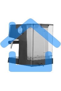 Кофеварка рожковая Centek CT-1167 черный/серебристый, исп. кофе - молотый, 1.6 л, 850 Вт, 20 бар