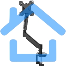 Кронштейн для мониторов ЖК Buro BU-M11 черный 17