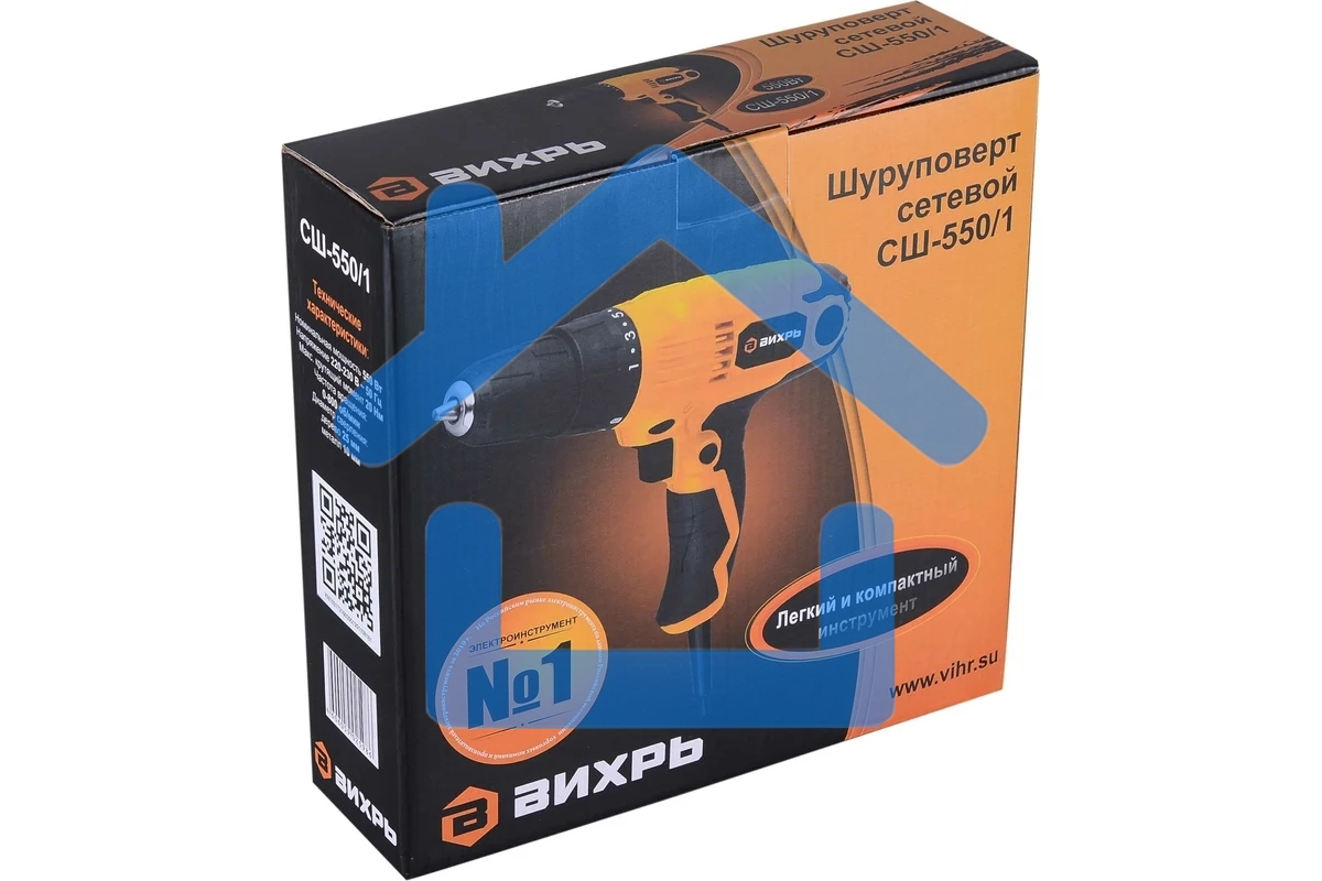 Шуруповерт Вихрь СШ-550/1 72/16/2, Сетевой, 550 Вт