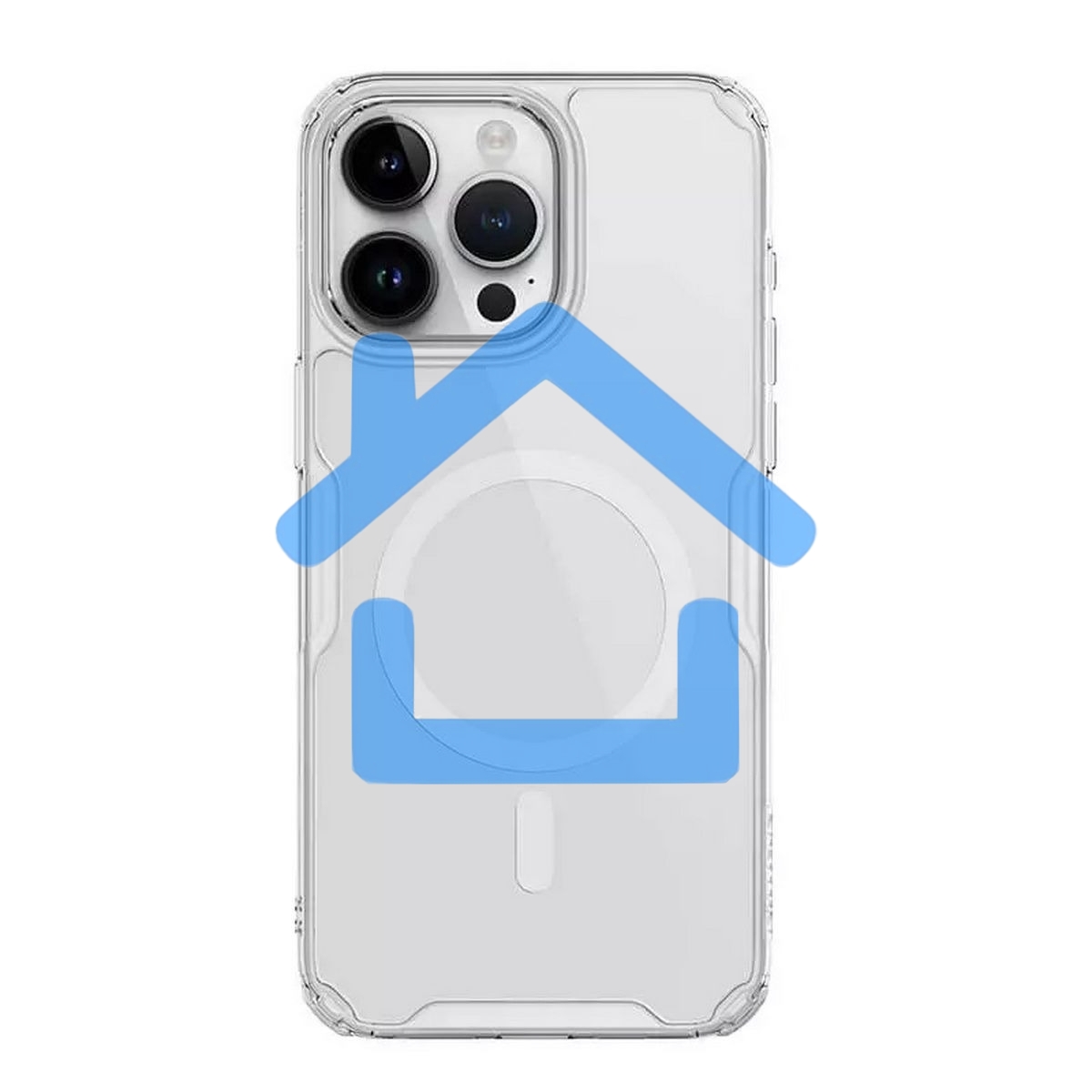Чехол Nature TPU Pro Magnetic Case, белый, (AP IP15 Pro Max)