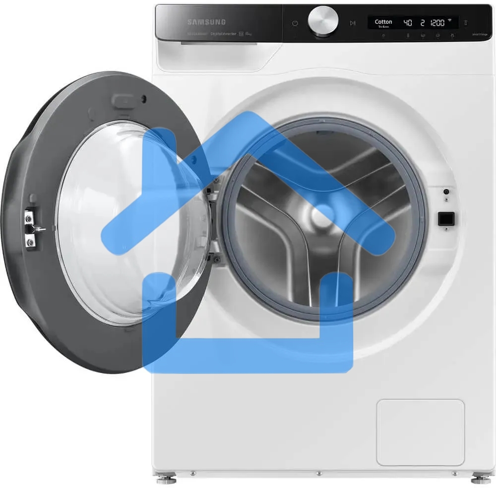 Стиральная машина Samsung WW80AG6S28AELP белый, загрузка фронтальная 8 кг, 1200 об/мин, класс: A+++