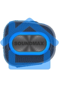 Портативная колонка SOUNDMAX SM-PS5019B (синий)