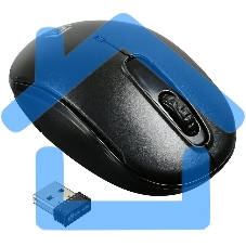 Мышь беспроводная Oklick 505MW черный, 1000 dpi, радиоканал, USB, кнопки - 3