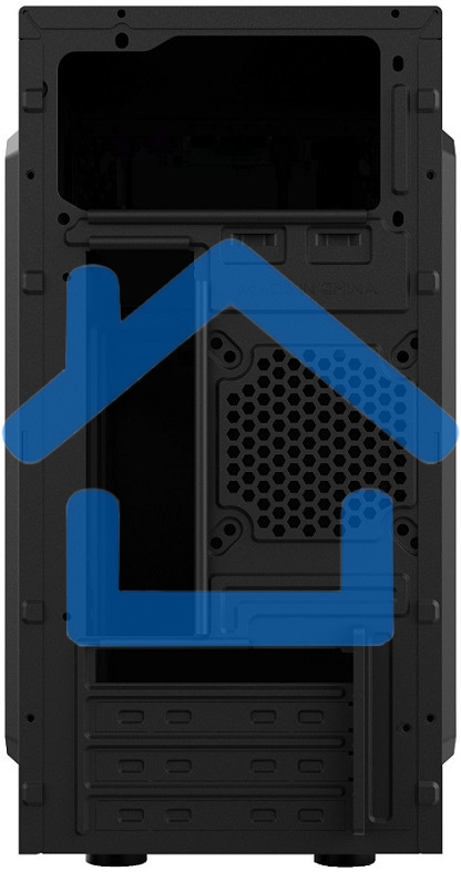 Компьютерный корпус mATX Minitower RD873, c БП PSU-ATX450-12EC, 2*USB 2.0, HD Audio+Mic, черный CBR PCC-MATX-RD873-450W