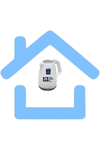 Чайник электрический Scarlett SC-EK18P49 1.7л. 2200Вт белый/серый (корпус: пластик)