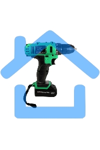 Дрель-шуруповерт Zitrek Greenpower 12-Li 063-4074, Аккумуляторная, 12В, 2 АКБ, Кейс