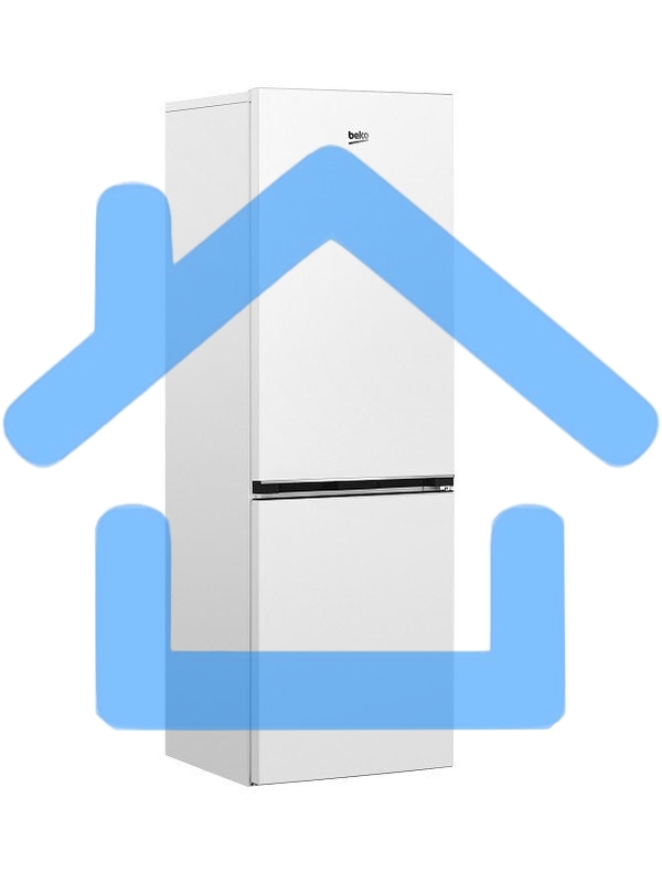 Холодильник Beko B1RCNK272W белый, двухкамерный 163/76л морозилка снизу