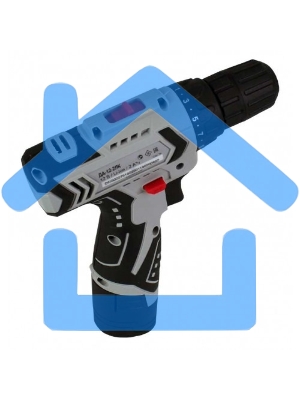 Дрель-шуруповерт Ресанта ДА-12-2ЛК 75/14/2, Аккумуляторная, 12В, 2 АКБ, Кейс