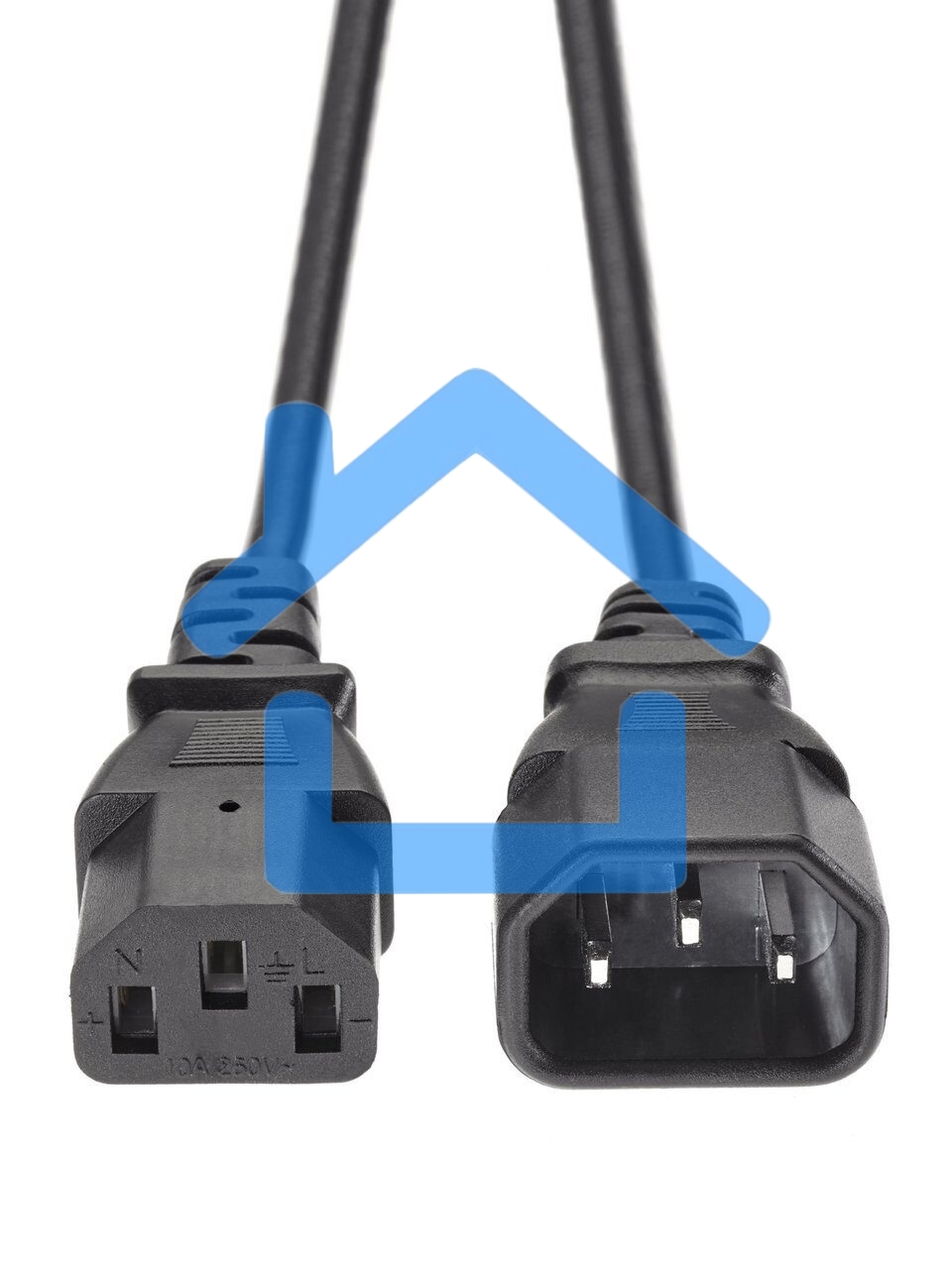 Кабель монитор - компьютер 1.8 метра 220V (UPS -> устройство) VDE 3G*0.5mm QUST(Aopen) ACE001-1.8м