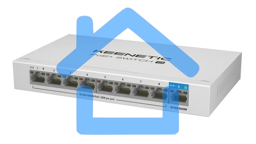 Сетевой коммутатор PoE-Switch KEENETIC KN-4710 IEEE 802.3af