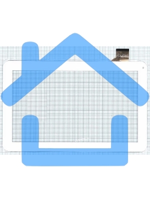 Сенсорное стекло (тачскрин) CN048C1060G12V0, белое