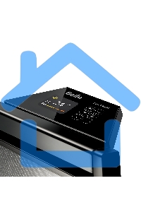 Конвективно-инфракрасный обогреватель Ballu Plaza Solar BIHP/S-2500 черный, 2500 Вт, 25 м2, термостат, дисплей